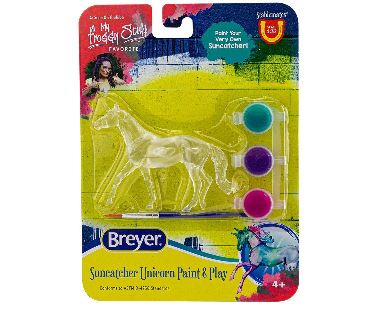 BREYER SUNCATCHER UNICORN PAINT & PLAY KIT
