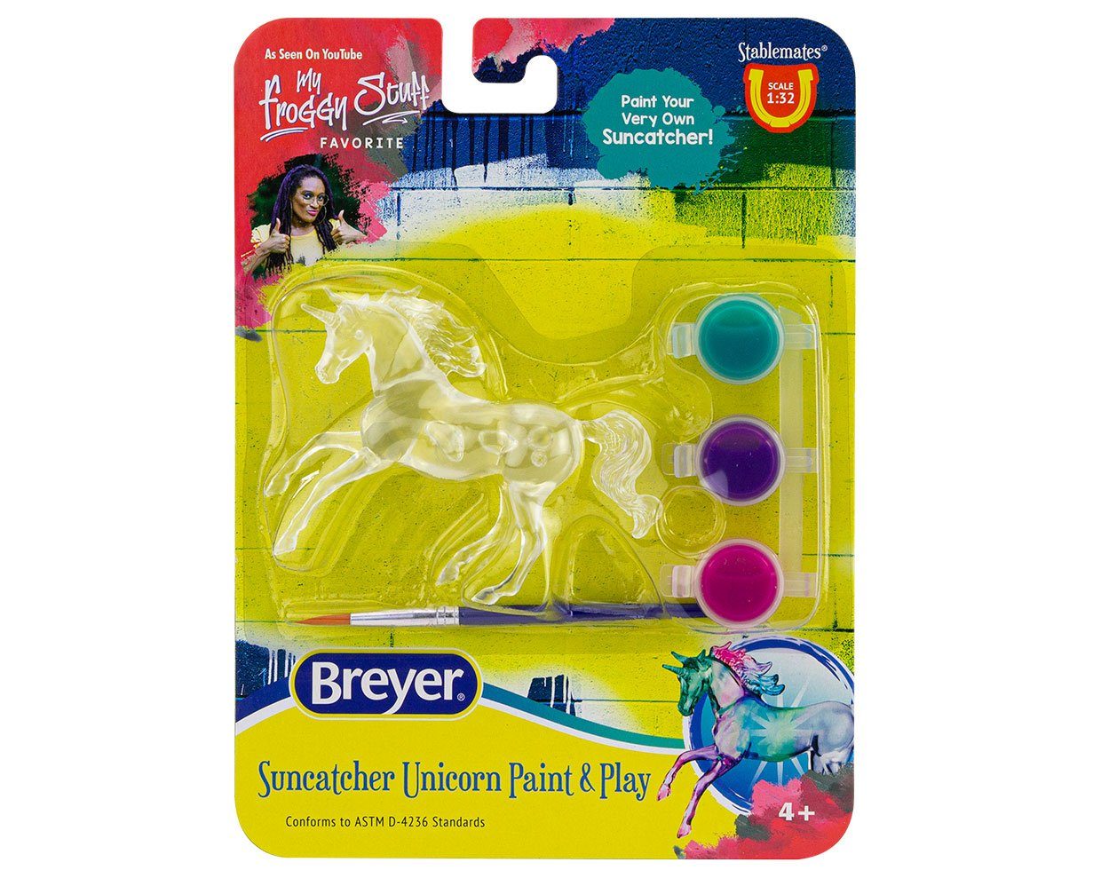 BREYER SUNCATCHER UNICORN PAINT & PLAY KIT