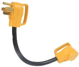 CAMCO RV Power Grip Adapter, 30A Female, 50A Male, 125V