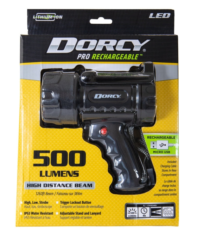 Dorcy Rechargeable Spotlight LED 500 Lumens