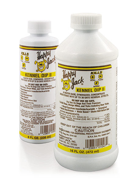 Happy Jack Kennel Dip II Dog & Premise Spray 8oz