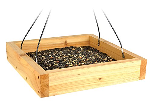 Thomas Moore Feed 2278 Cedar Tray Hanging Bird Feeder