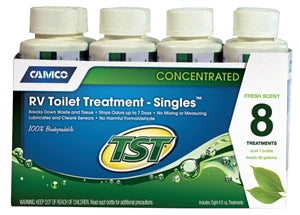 CAMCO RV TST Toilet Treatment 4oz Liquid, Fresh Fragrance