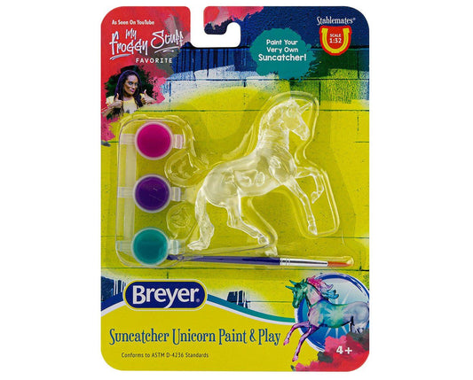 BREYER SUNCATCHER UNICORN PAINT & PLAY KIT