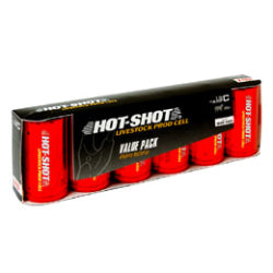 Hot Shot Replacement Batteries (6Pk-C)