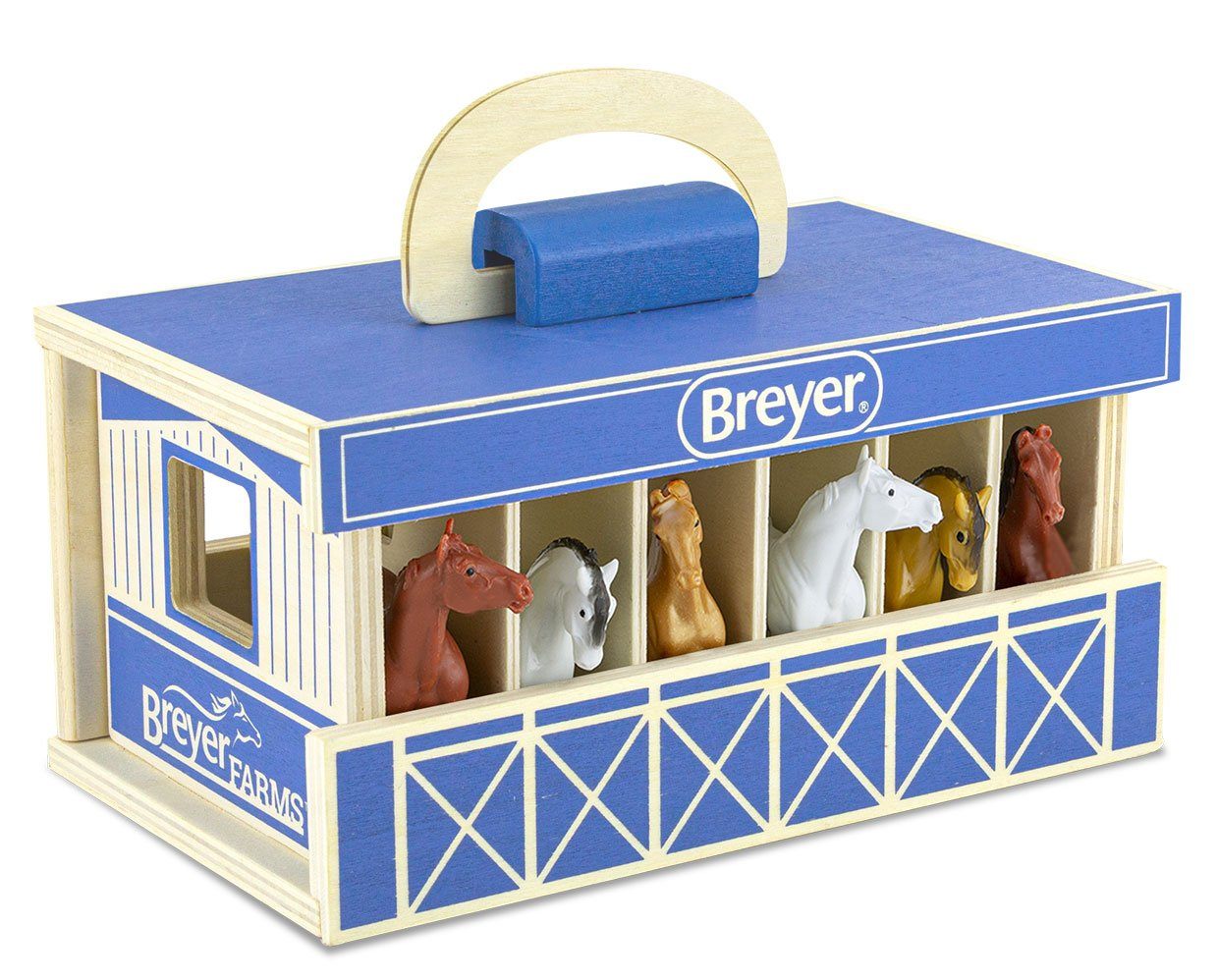 BREYER FARMS™ WOOD CARRY STABLE