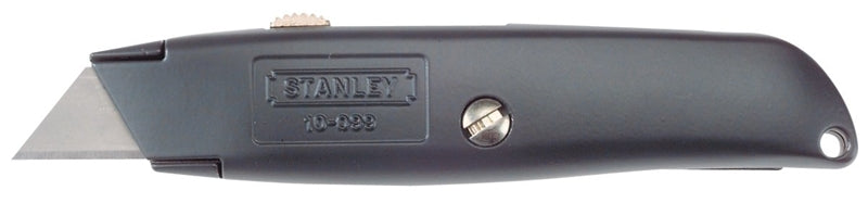 STANLEY Utility Knife, 2-7/16 in L Blade, 3 in W Blade, Straight Handle