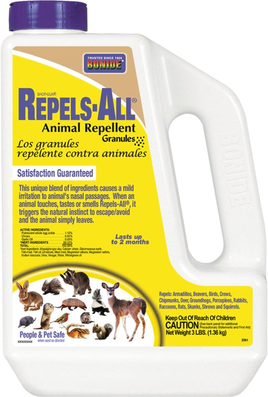REPELS ALL GRANULES CONTAINER