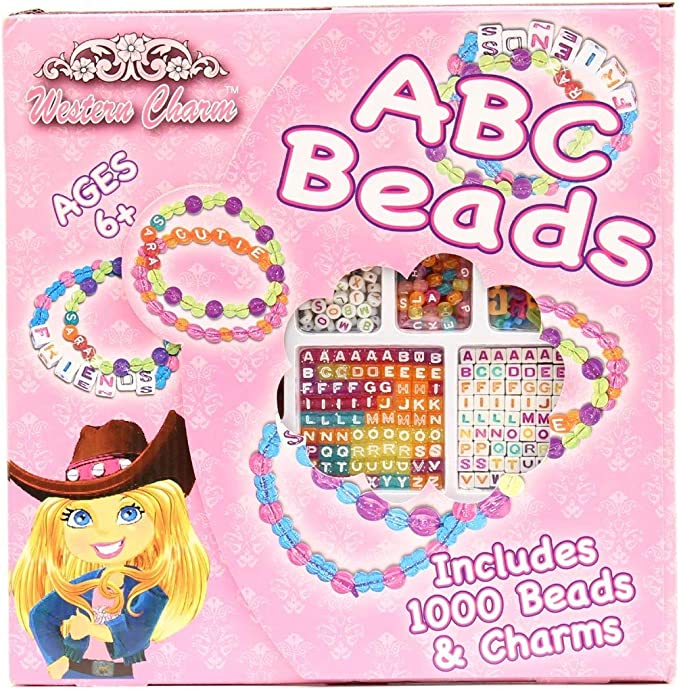 WESTERN CHARM ABC BEAD SET GIFT