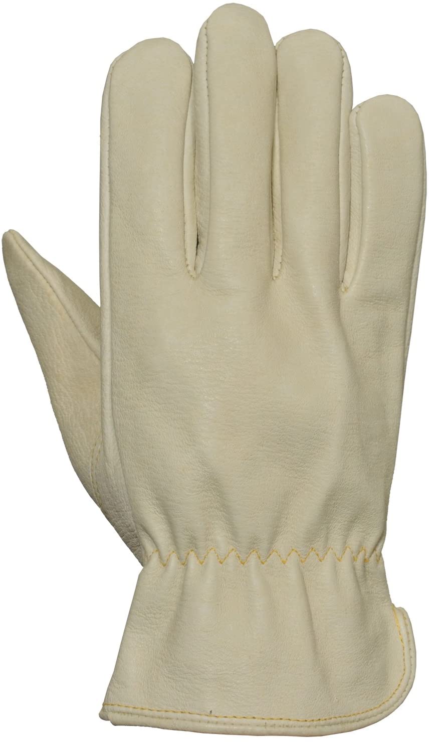 BELLINGHAM WORK GLOVES, PIGSKIN DRIVER