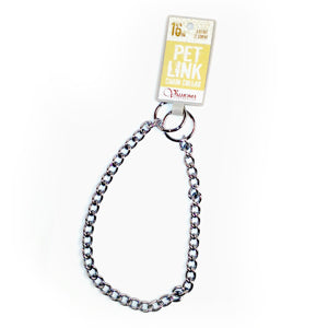 Choke Chain Training Collar for Dog, 12" Light-Duty