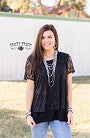 Crazy Train Lubbock Lace Top