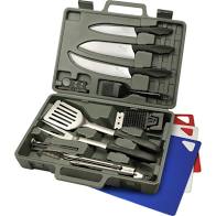 OUTDOOR EDGE CUT N CUE 10 PIECE KNIFE AND GRILLING SET