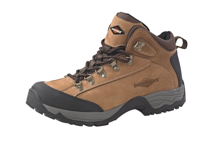 Diamondback HIKER-Soft-Sided Work Boots, Tan, Leather Upper