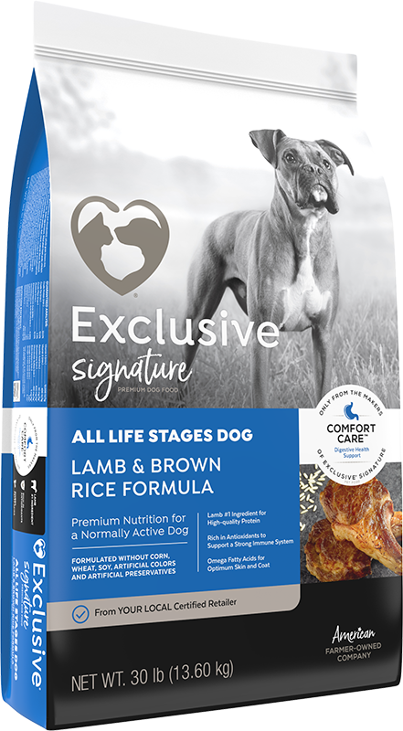 EXCLUSIVE LAMB & BROWN RICE FORMULA