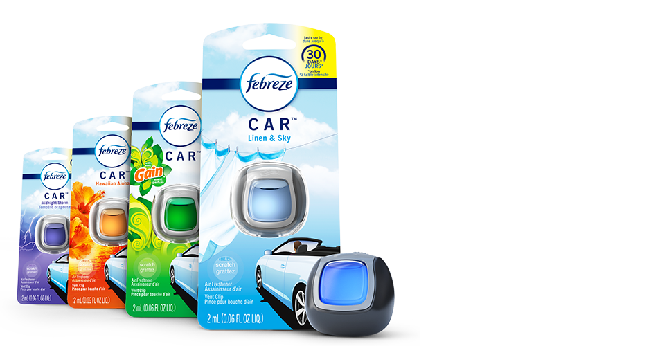 FEBREZE CAR AIR FRESHENER VENT CLIP