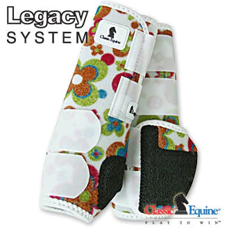 CLASSIC EQUINE BOOT FLORAL FRONT MEDIUM