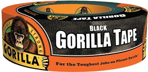 GORILLA TAPE, HEAVY DUTY BLACK 12YD