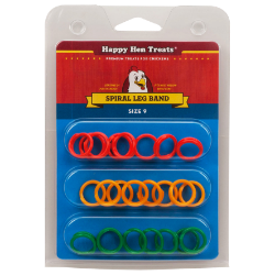 Happy Hen Treats® Spiral Leg Bands for Chickens