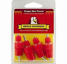 Happy Hen Treats® Nipple Waterers for Chickens and Small Pets