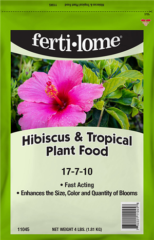 FERTILOME HIBISCUS AND TROPICAL PLANT FOOD 17-7-10 4LB