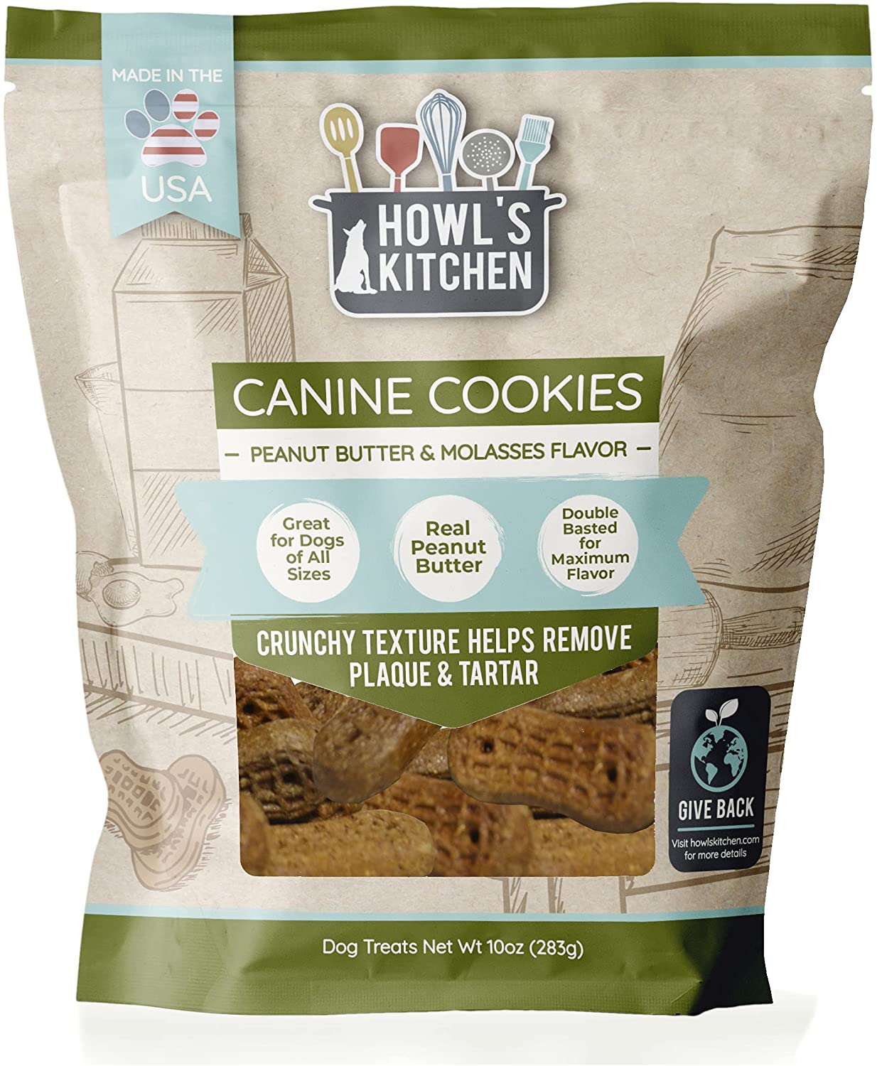 HOWL'S KITCHEN CANINE COOKIES DOG TREATS