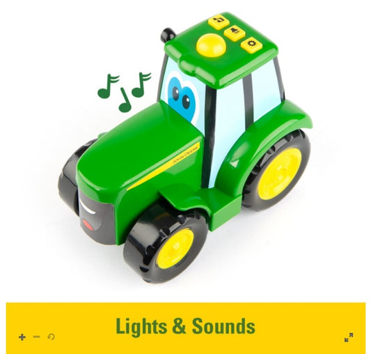 JOHN DEERE LIGHTS & SOUNDS JOHNNY TRACTOR 18MO+