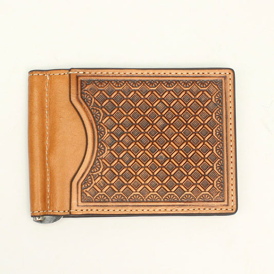 NOCONA DIAMOND WEAVE MONEY CLIP