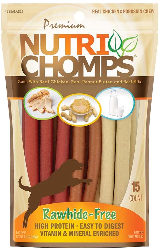 NUTRI CHOMPS MINITWIST DOG TREATS, ASSORTED FLAVORS