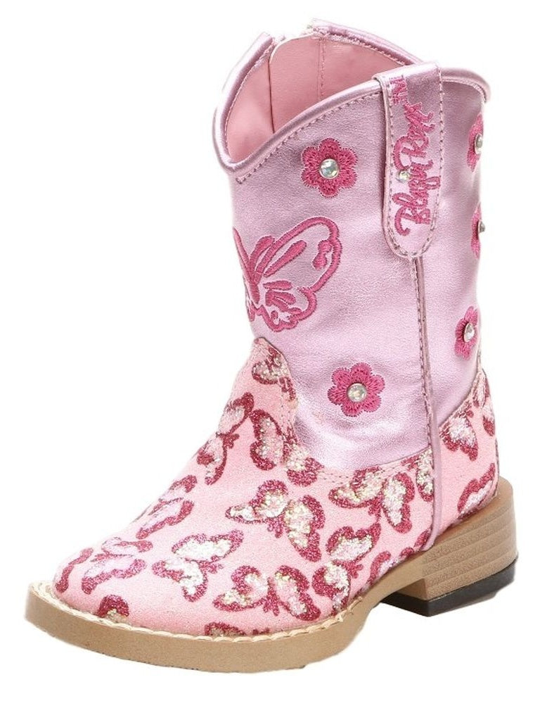 PECOS TODDLER & CHILDREN'S COWGIRL BOOT WITH SIDE ZIPPER