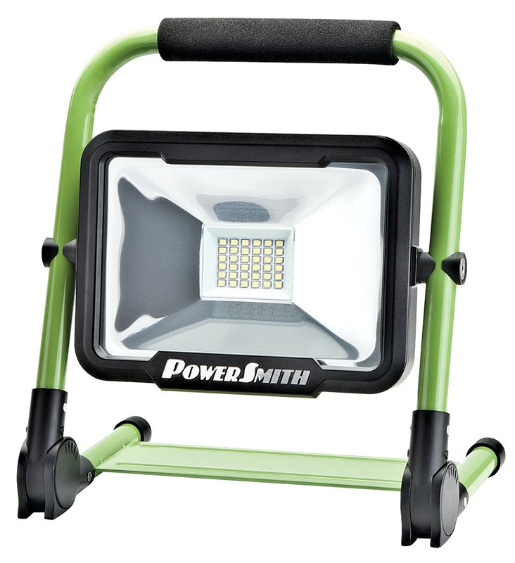 PowerSmith PWLR1120F Rechargeable Work Light, 20 W, Lithium-Ion Battery, 1-Lamp, LED Lamp, 1800, 800, 300 Lumens