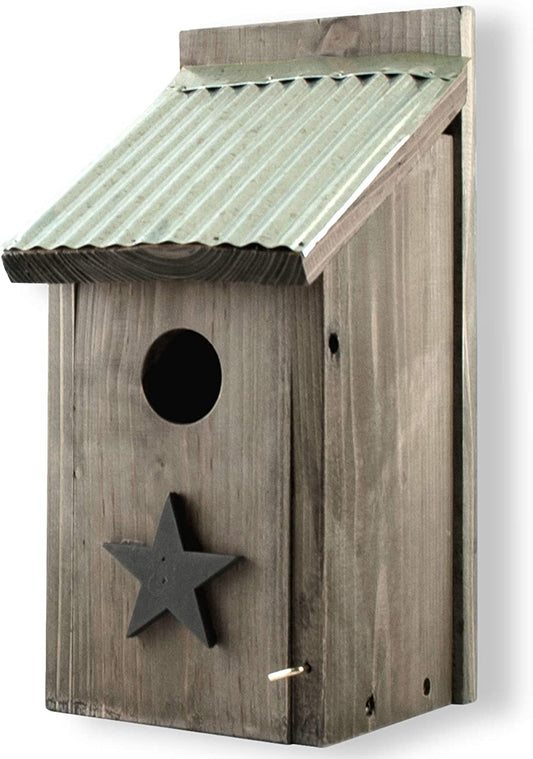 RUSTIC FARMHOUSE BLUEBIRD HOUSE