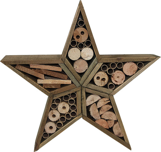 RUSTIC FARMHOUSE STAR INSECT HOUSE