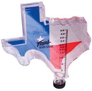 TEXAS SHAPED RAIN GAUGE